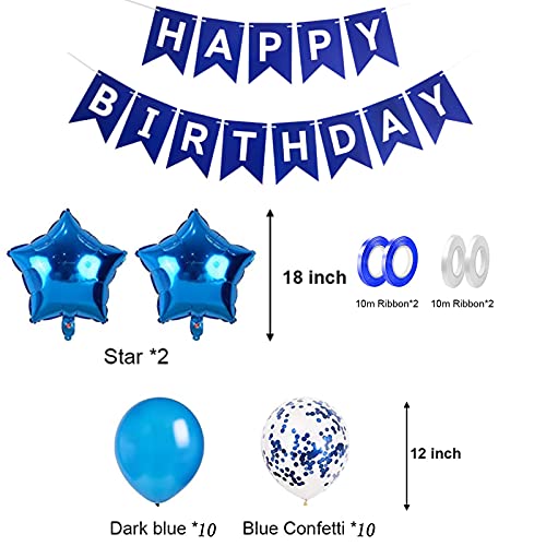 Palloncini Compleanno Blu, Addobbi per Feste di