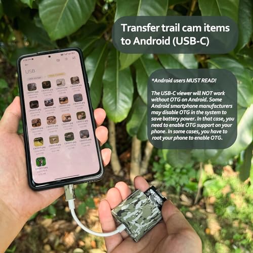 Trail Camera Viewer, Plug & Play For Hunters To View