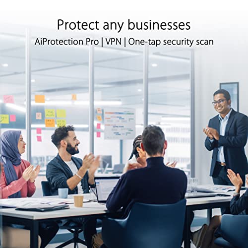 Image of ASUS ExpertWiFi EBM68 AX7800 Tri-Band Business Mesh WiFi 6 System (1 Pack) - Custom Guest Portal & SDN, Easy Setup & Remote Management, Free Commercial-Grade Network Security & VPN, VLAN, Backup WAN