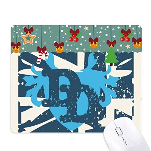 Tapis de souris en caoutchouc bleu denim style graffiti street de division