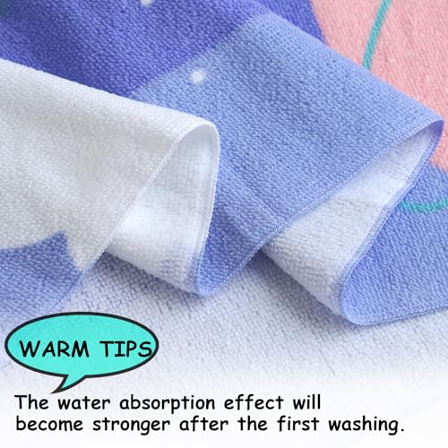 Image of NovForth Kids Beach Towel for Boys Girls, Hooded Bath Towel Wrap, Toddler Pool Towel with Hood