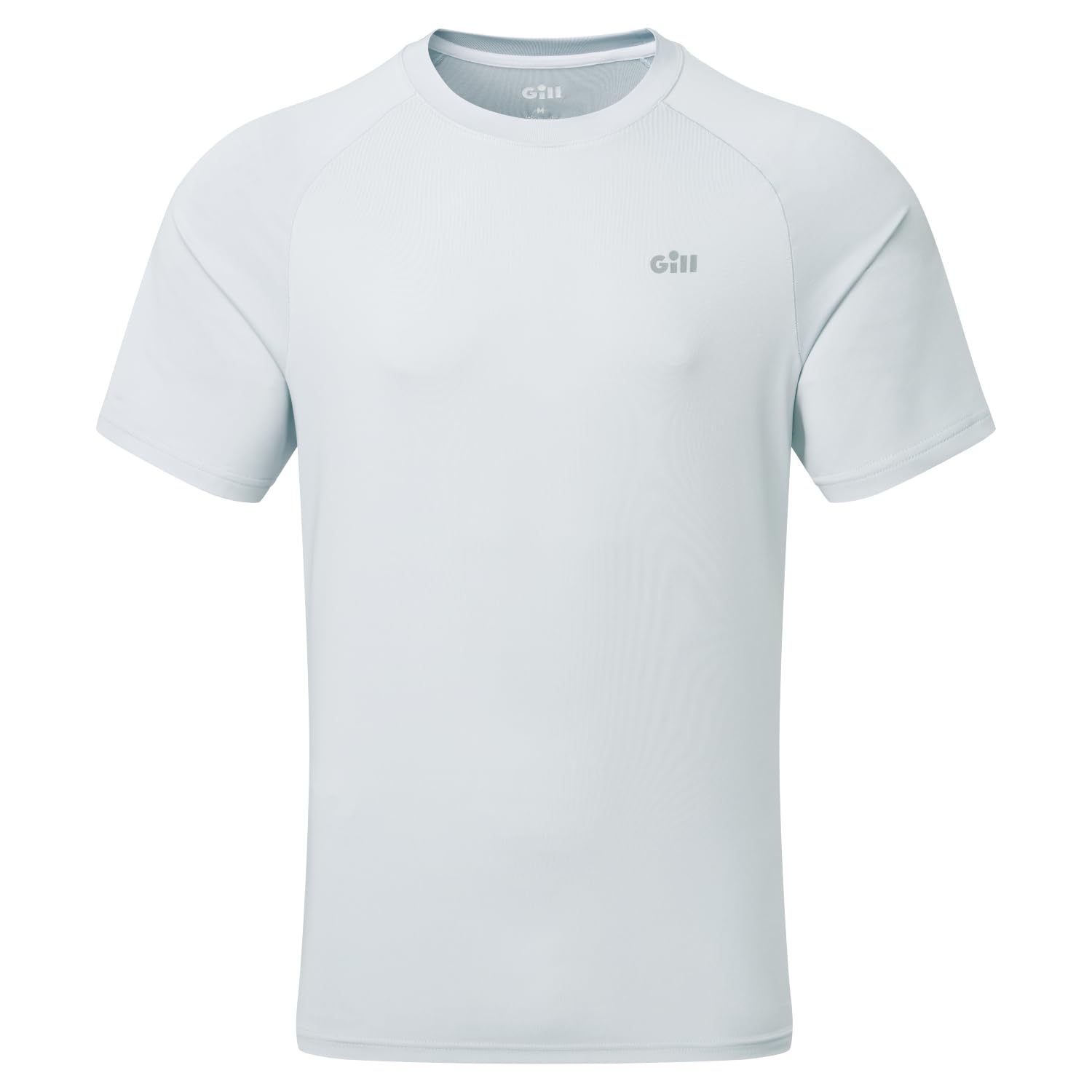 Gill Mens Pursuit Short Sleeve Top - 50+ UPF Sun Protection, Quick Drying & Wicking (Grey, L)