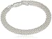 Sterling Silver Large Round Mesh Bead Bracelet, 7.5"