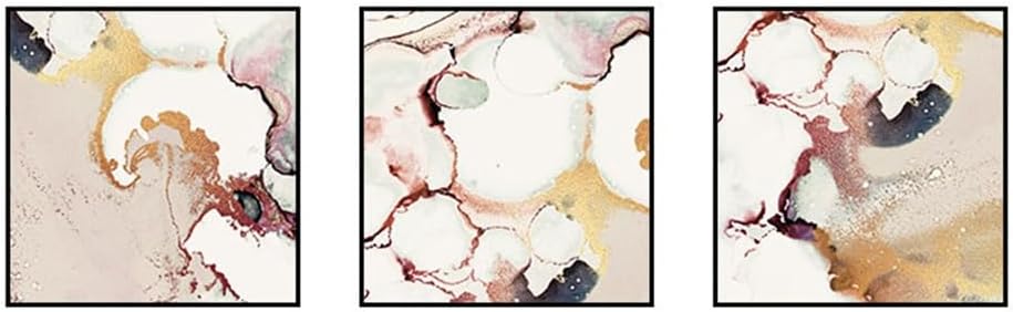 gilded abstract hanging painting, living room decoration painting(X-Large)