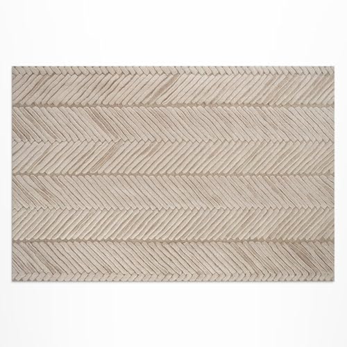 Tapis en vinyle 100x150 cm imperméable pour balcon tressé - 2