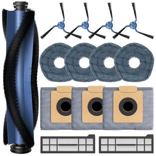 Image of X10 Pro Omni Accessories for Eufy X10 Pro Omni Robot Vacuum Accessories Kit, 1 Main Brush+ 2 Hepa Filters+ 4 Mop Pads+ 3 Vacuum Bags+ 4 Side Brushs for Eufy X10 Pro Omni Accessories