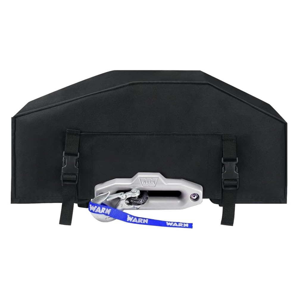 UDSKNV[KSL Secure Fit for 9500-12000 Lbs Winch Heavy Duty UV& Weather Cover- Ideal for Outdoor Applications