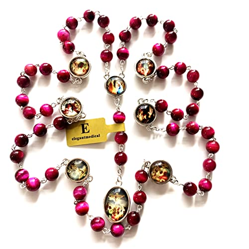 elegantmedical SEVEN 7 SORROWS MARY Rosary Necklace Catholic3