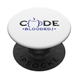 Code-Blooded Coder Coding Code Programmer PopSockets Standard PopGrip