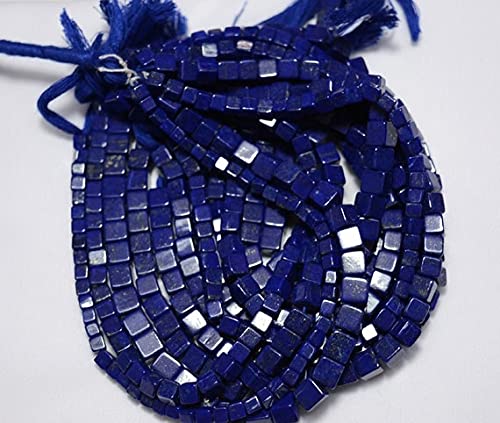 Lapis Plain Box Shape Briolettes de lapis-lazuli véritable qualité gemme