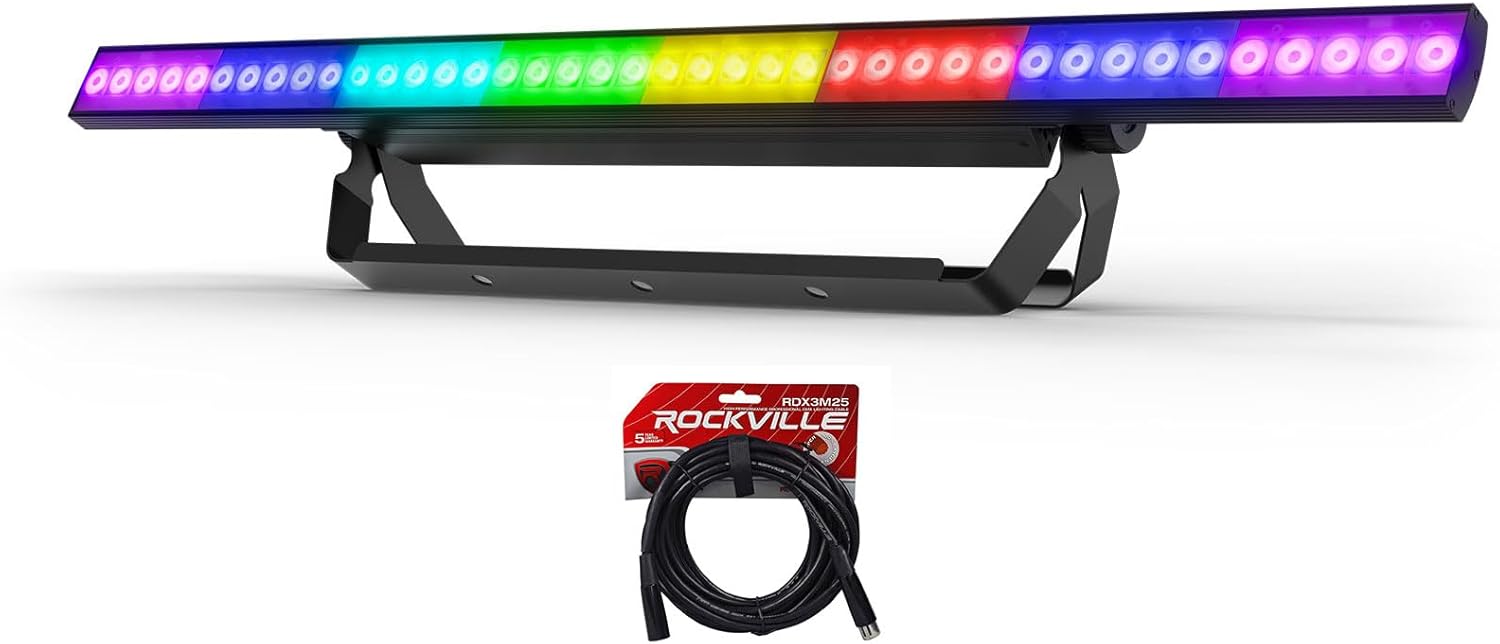 Chauvet DJ COLORSTRIP PIX ILS LED Light Bar Strip w/Eye-Candy FX+DMX Cable