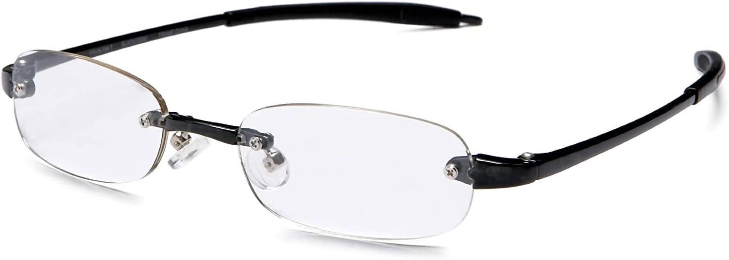 Visualites Lightweight Oval Rimless Reading Glasses for Men and Women - Model - VIS 5