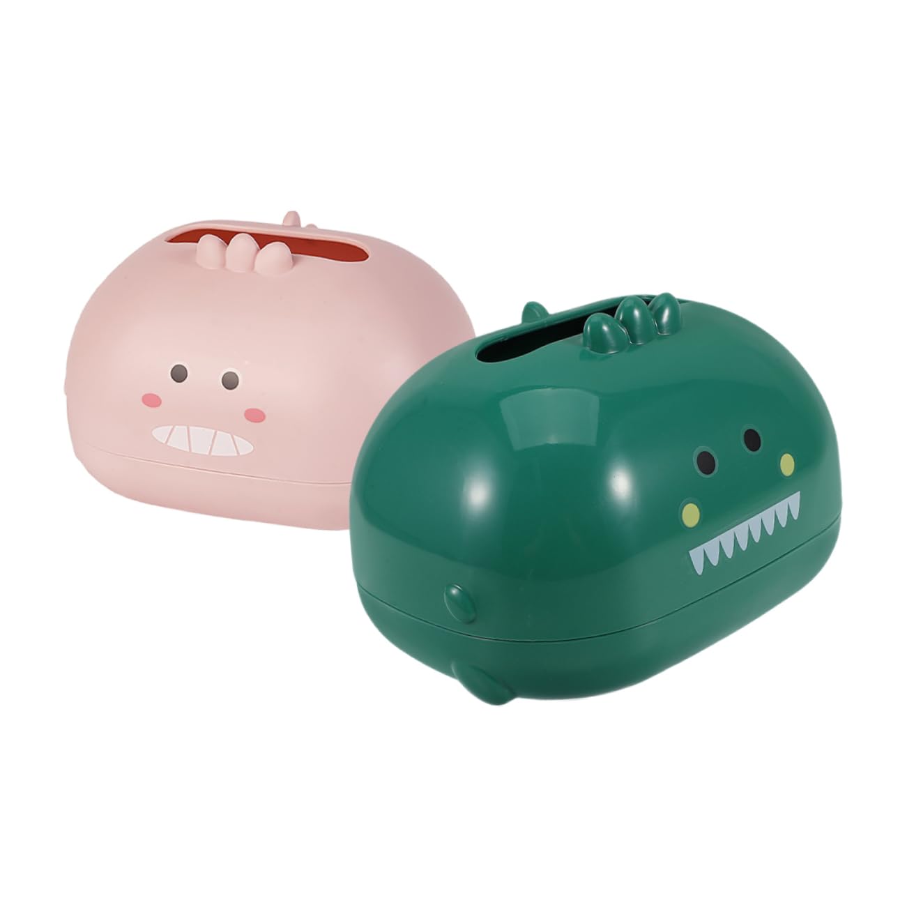 HAPINARY Animal Napkin Holder Rectangle Tissue Box Dinosaur Design Multifunctional Storage for Home Office School