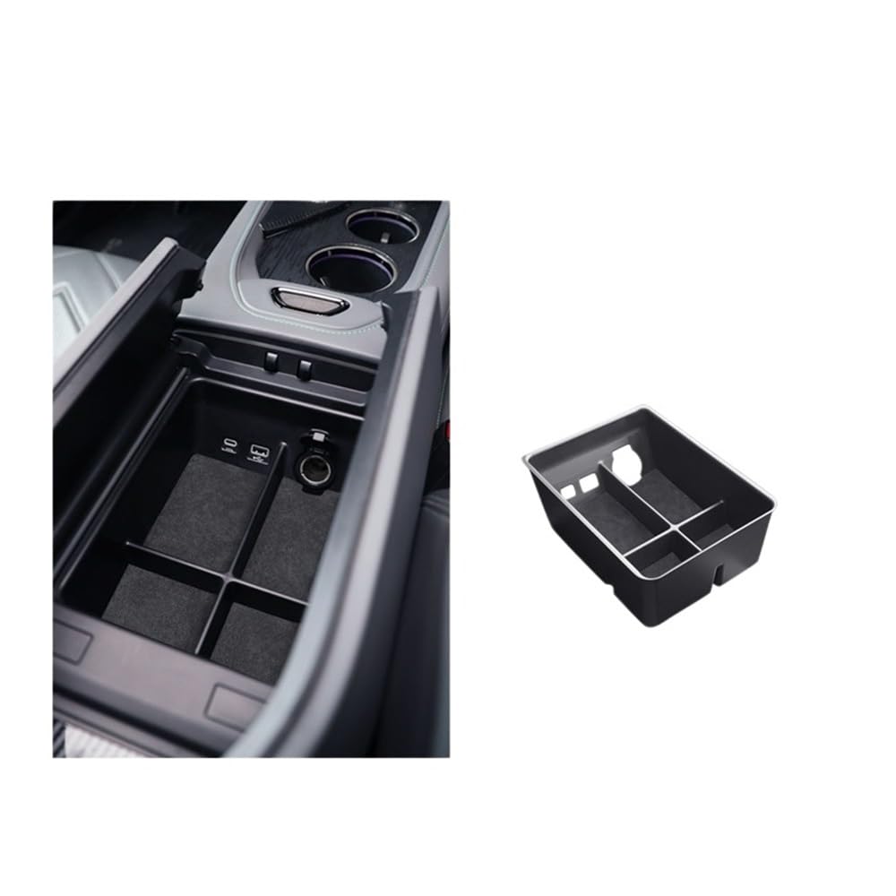 YHZRDMSK For ZEEKR 001 Center Control Storage Box Shelf Armrest Interior Car Supplies