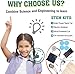STEM Kits for Kids Age 8-10-12-14, Science Projects for Kids Ages 8-12, Stem Building Toys for Boys Age 8 9 10 12 13 14, Solar Car & STEM Activities Engineering Kits, Gifts for Boys