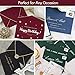 A7 Luxury Burgundy Invitation Envelopes Christmas Envelopes 5 x 7 - For 5x7 Cards 50 Pack Self Seal| Perfect for Weddings, Invitations, Photos, Graduation, Baby Shower| 5.25 x 7.25 Inches