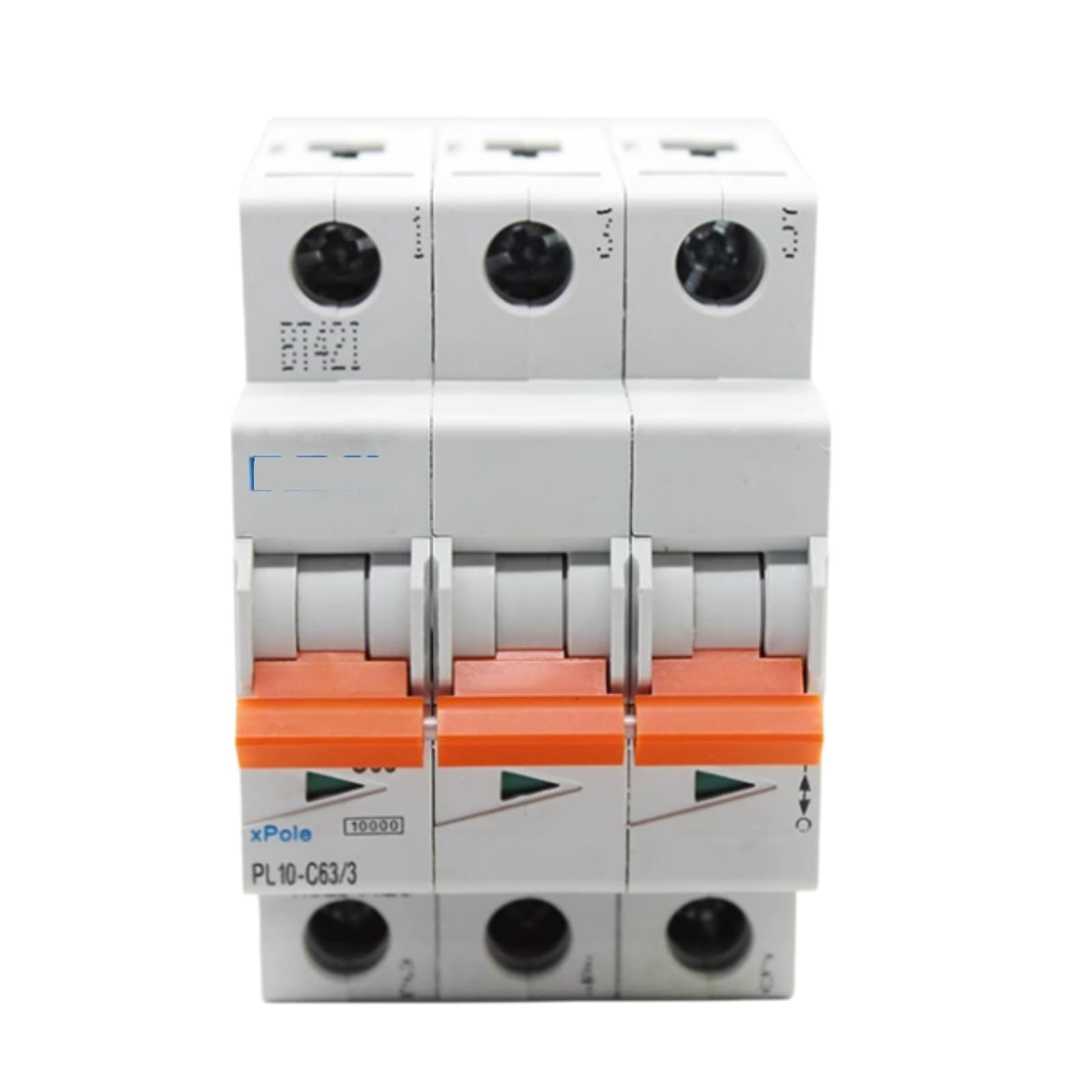 HKEJSJWA Circuit Breaker PL10-C63/3, 63A 3P Mini Circuit Breaker