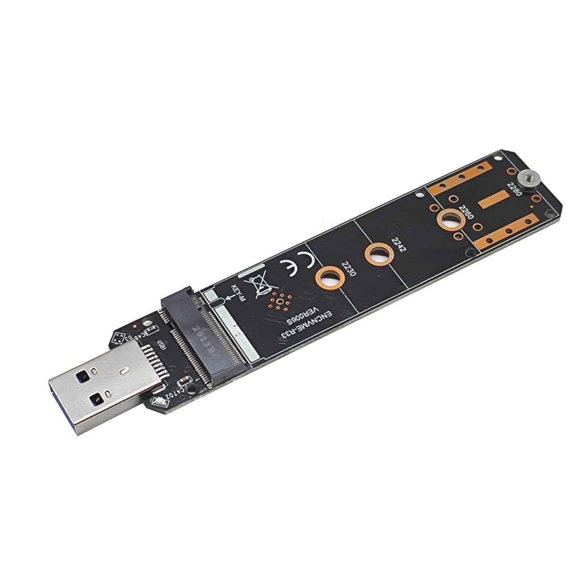 Adaptateur De Boîtier M.2 Nvme Ssd 10 Gbps Usb C 3.1 Gen2 Nvme Boîtier