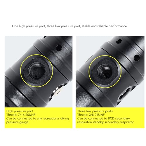 image for Yuecoom First Stage Scuba Diving Regulator, First Stage Dive Regulator