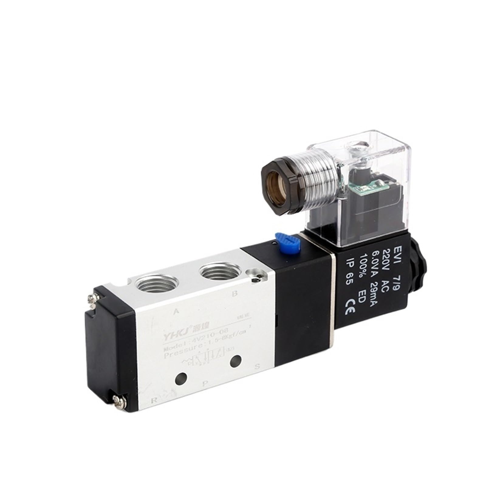 Vanne pneumatique 4V210-08 contrôle de vérin à air et gaz pour automatisme DN8 110V