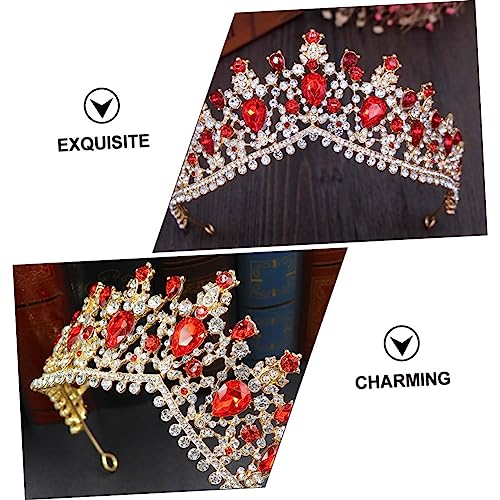 Corona nupcial elegante de diamantes tocado cómodo para bodas 3