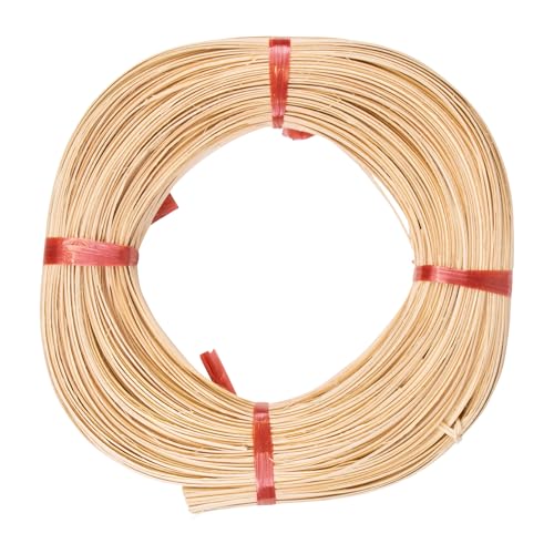 Rayher Rollo ratán natural, 4 mm ancho, 125g, aprox. 75 m, cestería y manualidades, 6502900