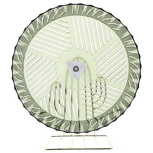 Balacoo Hamster Running Wheel Cage Chinchilla Wheel Toys Brackets Hamster Flying Saucer Cage Hedgehog Wheel Rat Wheels Sports Decor Chinchilla Supplies Plastic to Rotate Mute Small Hamster