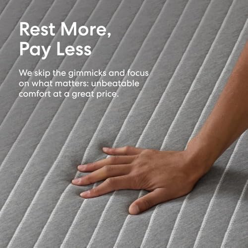 Image of Mattress | 10 Years Warranty | 2 Layered Super Soft,Relax & HR Foam Mattress | Dual Comfort Mattress | Super Soft & Midium Firm Support | Box Mattress | Grey (70x72x6, King Size)