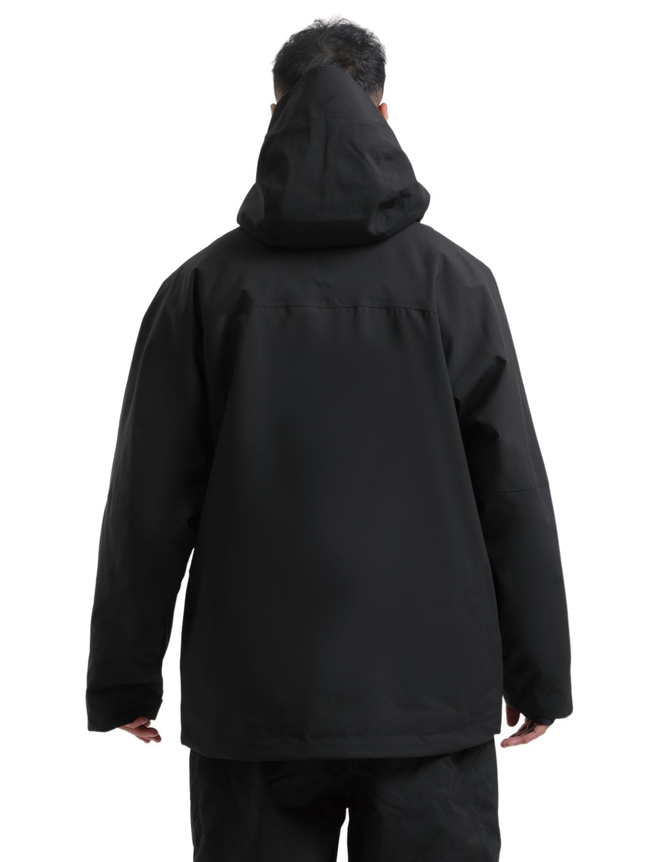 GSOU SNOW Chaqueta de Esquí Holgados Chaqueta de Snowboard Baggy Impermeable Antiviento Transpirable Aislante Térmico con Capucha