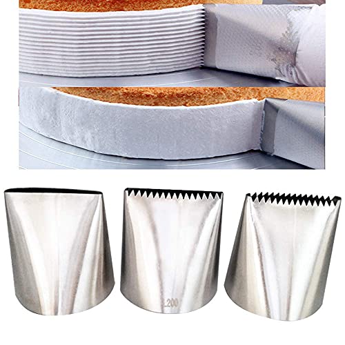 Piping Tips For Cake Decorating Stainless Steel Icing Piping Nozzles For Pastry Fondant Decorating Tools (C)