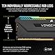 Corsair Vengeance CMH32GX4M2D3600C18 RGB Pro SL Arbeitsspeicher (32 GB (2 x 16 GB), DDR4 3600 (PC4-28800) C18, 1,35 V) Schwarz