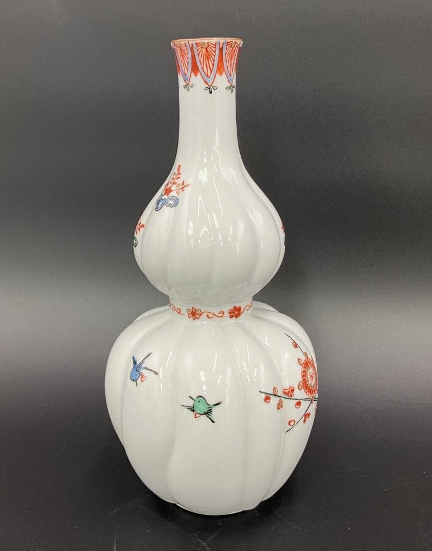 Amazon.co.jp: 柿右衛門様式 色絵瓢箪形徳利 花鳥鳳凰文 有田焼 酒器