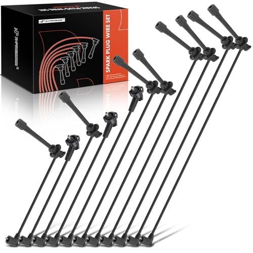 A-Premium Ignition Spark Plug Wires Set of 11 Compatible with Lexus LS400 1990-1997, SC400 1992-1997, V8 4.0L