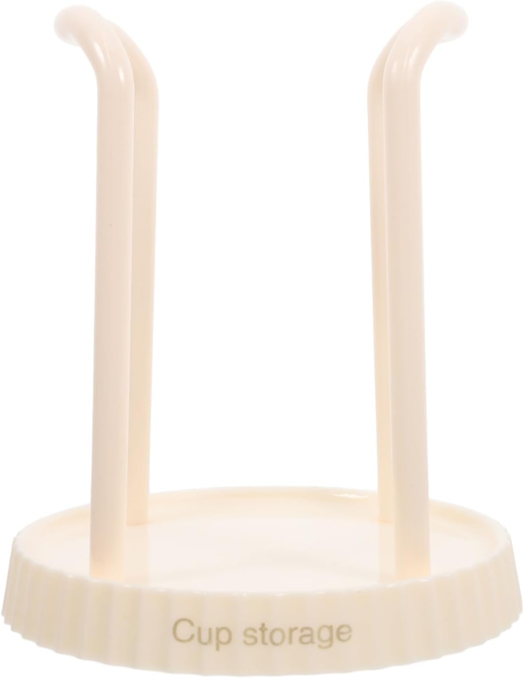 PATKAW Multi-Function Disposable Cup Holder and Lid Organizer, Desktop Coffee Station Dispenser, Milk White Cup Storage Rack for Bathroom, Office, and Kitchen Use