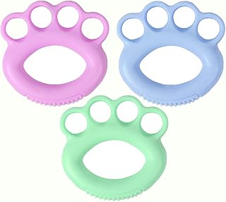 FOMIYES 3Pcs Hand Grip Strengthener Silicone Finger Exerciser Grip Strength Trainer Arm Wrist Exerciser Hand- muscle Wrist Develope for Home Gym Exercise Use