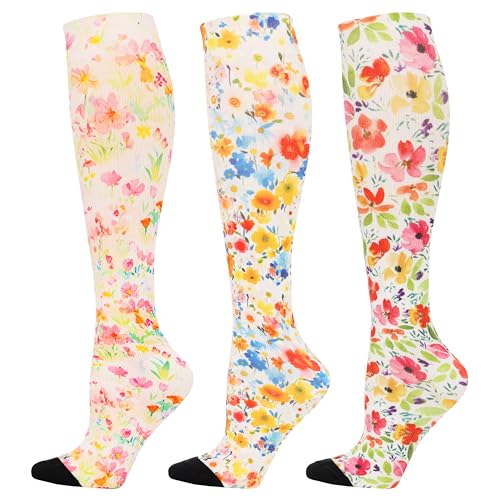 Image of LEVSOX Compression Socks Women and Men, 20-30mmHg, Best for Nurses, Travel, Pregnancy