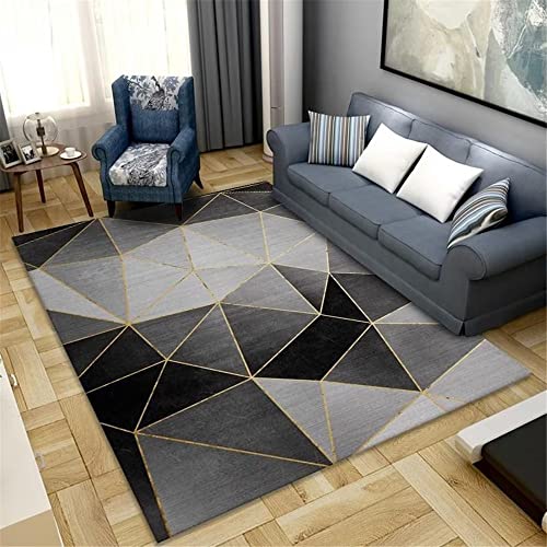 Tapis de cuisine grand petit tapis de chambre gris noir 120X180