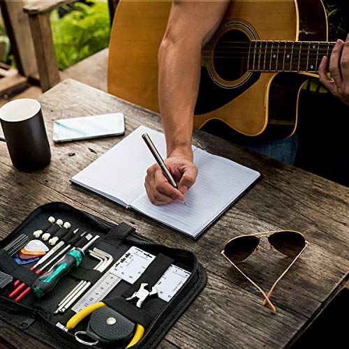 Summina Kit Entretien Guitare Trousse à Outils pour Guitare String Organizer Outil de Mesure de Jauge - Les Beatles, Paul McCartney, John Lennon, RIngo Starr, George Harrison Summina Kit Entretien Guitare Trousse à Outils pour Guitare String Organizer Outil de Mesure de Jauge – Image 3