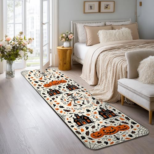 Alfombra pasillo esqueleto con impresión rectangular de esponja 5
