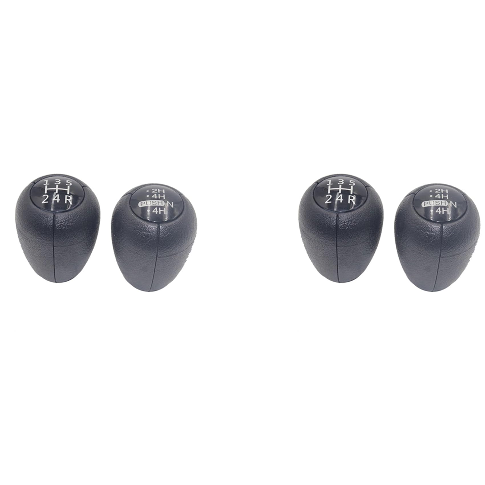 Jnchdghwa Black 2X Manual Car Gear Shift Knob Gaiter Shifter Knob For Patrol Y60