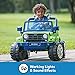 Kid Trax 4x4 Tracker Electric Ride On Toy, 3-5 Years Old, 6 Volt, Max Weight 60 lbs, Dino Tracker Green