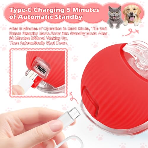 KEWUZY-Katzenspielzeug-Elektrisch-mit-LED-Licht-Interaktives-Katzenspielzeug-360-Grad-Ball-Automatischer-Modellierung-Katzenball-mit-Seil-USB-Wiederaufladbarer | Dealmeister.io Alt tag für bilder post titel