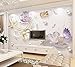 Produktbild LHDLily 3D Wandbild Tapete Wallpaper Fresken Mural 3D Wallpaper Relief Stereo Tulip Hintergrund Wand Dekorative Malerei Wohnzimmer Schlafzimmer Tv Hintergrund Tapete 3D 300cmX200cm