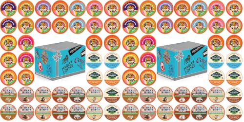 Image of Flavored Decaf Coffee Pods Variety Package,Great Mix of Decaffeinated Coffee Pods Compatible with all Keurig K Cups Brewers,Bulk Pack,(Pack of 80)