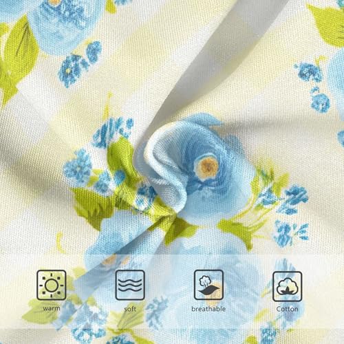 Animals Toddler Underwear Floral 2t Cotton Panties Little Girl Light Blue Flowers Green Briefs Girls Undies3