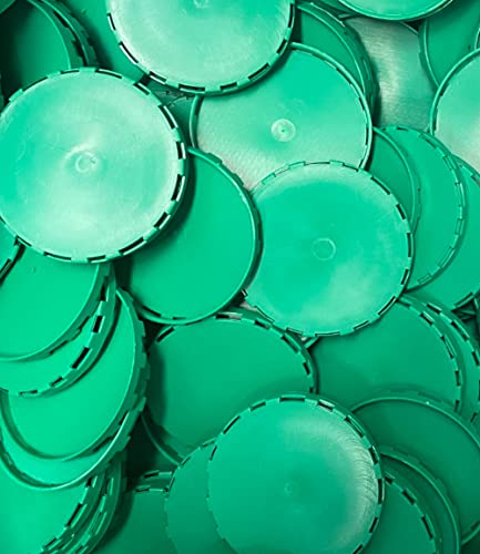 Image of Generic Keg Caps-100pcs. Protect the filling and valve of your kegs with a vented keg cap. MATERIAL: PLASTIC. (GREEN)