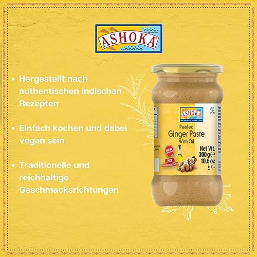 ASHOKA - Ingwer Paste in Öl - (1 X 300 GR) – Bild 4