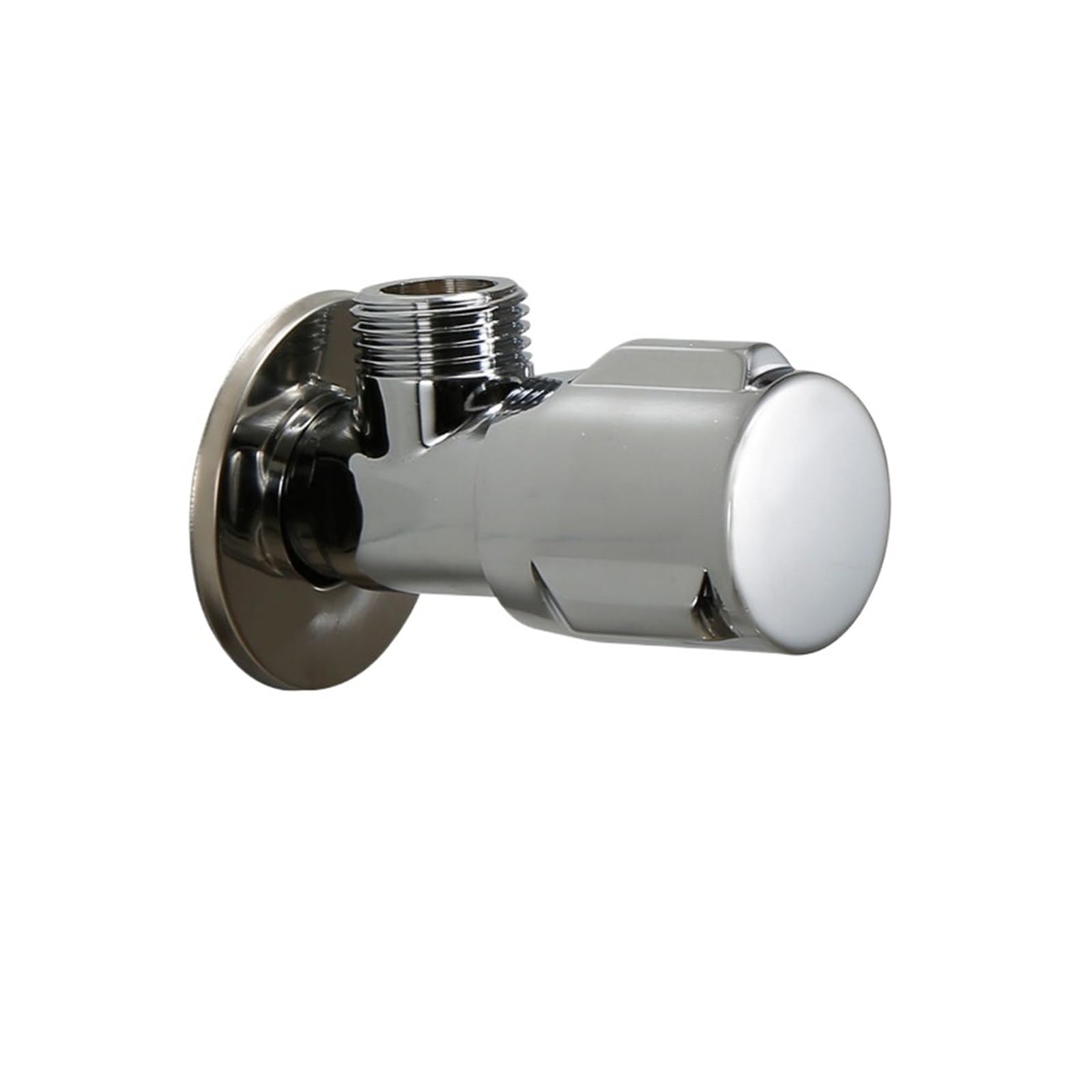 Bvhisehp Chrome Onc Pcs Gold Chrome Brass Angle Valve 1/2 Inch Water Control Stop Valve For Bathroom
