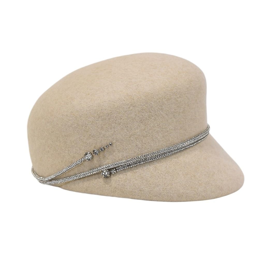 Chapeau à rayures brillantes chaud et scintillant pour l'hiver