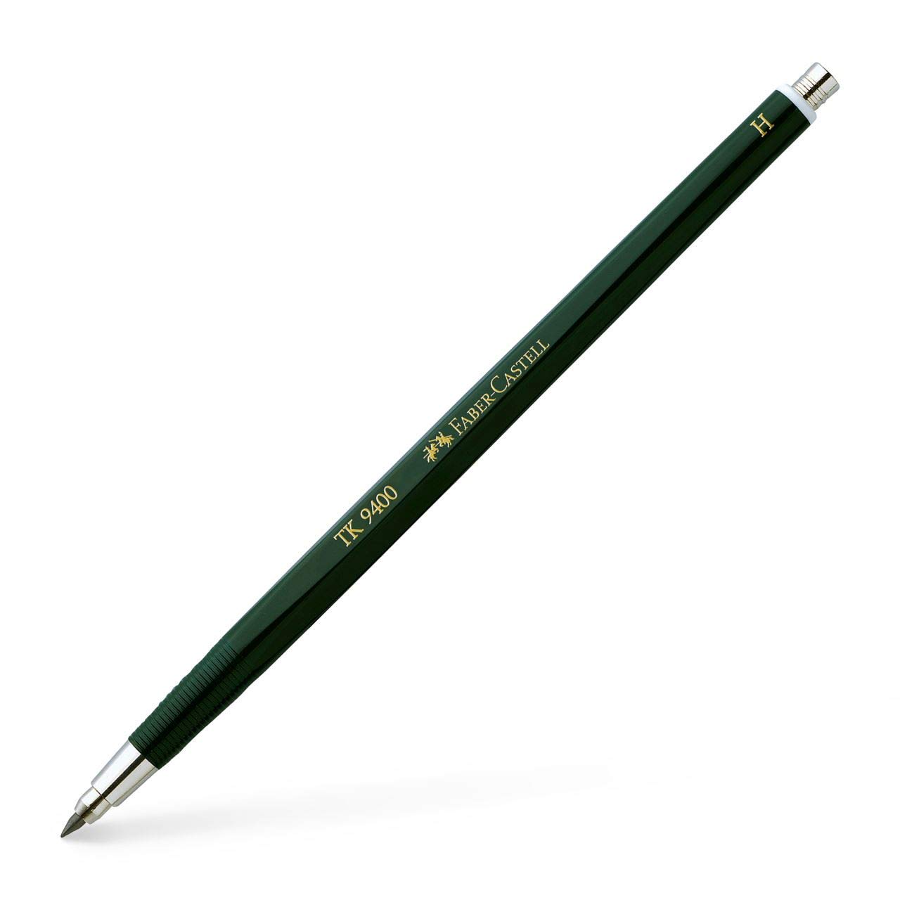 Faber-Castell TK® Lead Sharpener, with Collection Tray + TK9071 Leads H + TK9400 Clutch Pencil, Spitzer + Minen + Stift - Image 2